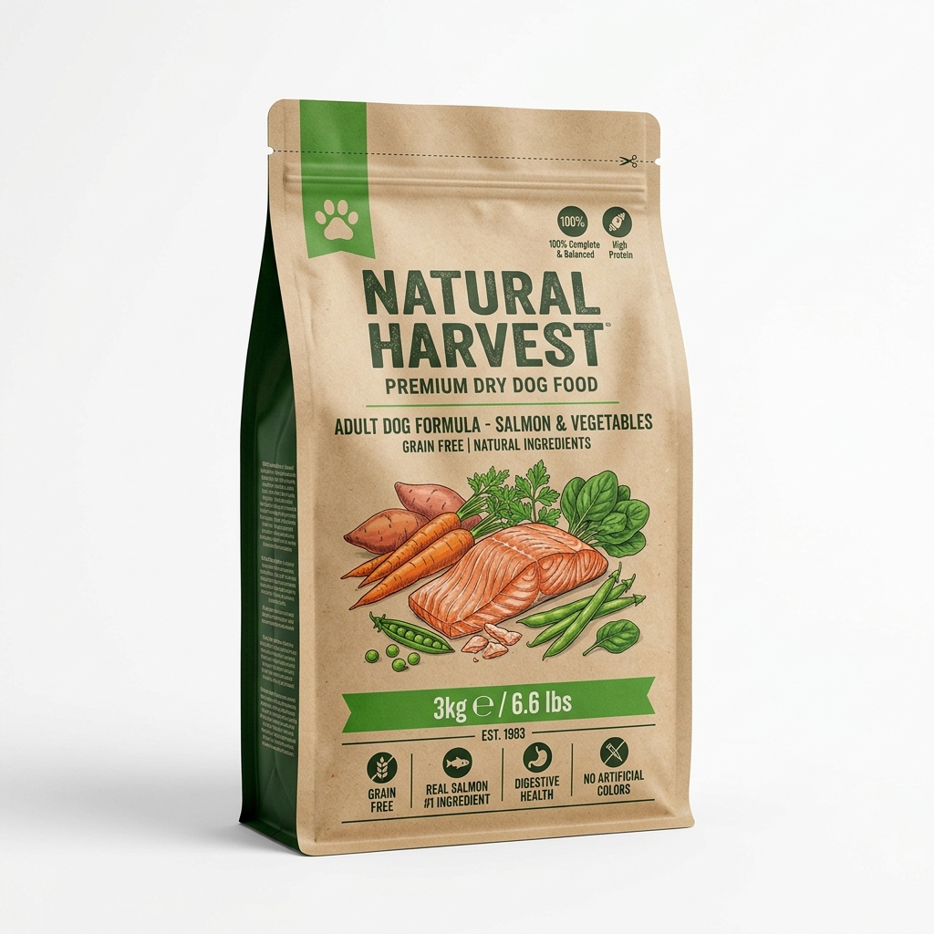 Natural Harvest Salmón y Verduras para Perros 3kg